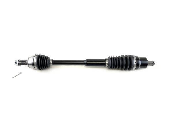 Monster Axles - Monster XP Series Front CV Axle for Polaris 1332858, Left or Right, Ranger Diesel 900, Diesel Crew, Telescoping, Built Tough, 4340 Chromoly Steel, Direct Fit, Factory Length with 4" of Travel