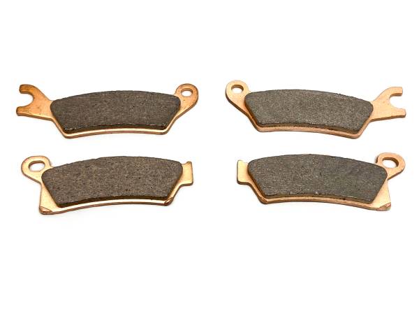 MONSTER AXLES - Monster Performance Front Brake Pad Set for Can-Am 705601014, 705601015, Left & Right, Quiet Braking, Low-Dust, All-Weather, Quality Tested