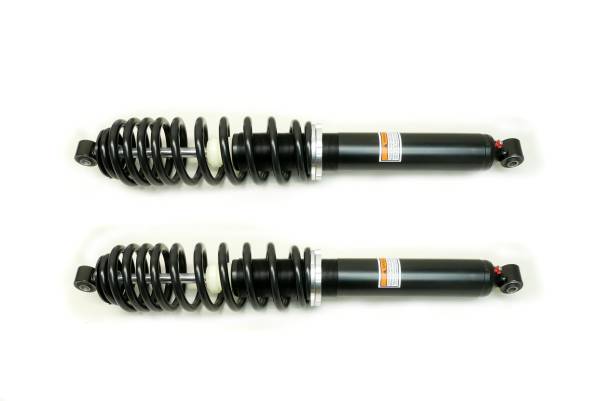 MONSTER AXLES - Monster Performance Rear Shocks for Polaris 7043753, Left & Right, Monotube, Responsive Handling, Optimal Damping, Quality Tested, Gas-charged, Anti-foam, Anti-shear, Adjustable