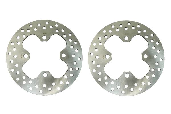 ATV Parts Connection - Performance Front Brake Rotors for Honda 45251-HR6-A62, Left & Right, Optimal Braking, Quality Tested, Quiet Operation, Precision Balanced, Corrosion Resistant, Set of 2, ATVPC