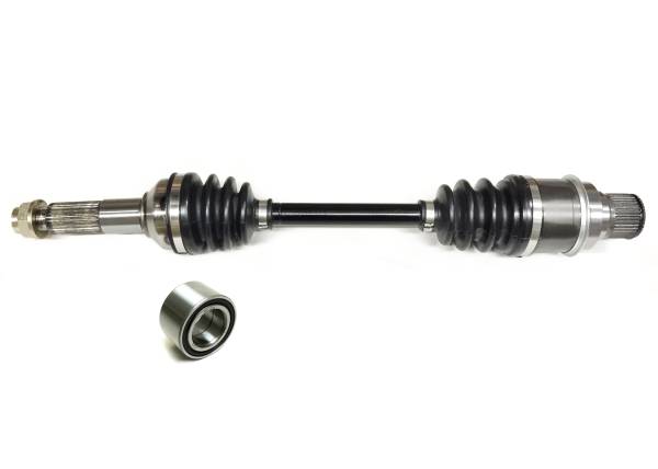 ATV Parts Connection - Precision Rear Left CV Axle & Bearing for Yamaha Big Bear 400 IRS 2007-2012, Quality Tested, Heat-Treated, 4140 Chromoly Steel, Exact Fit, ATVPC