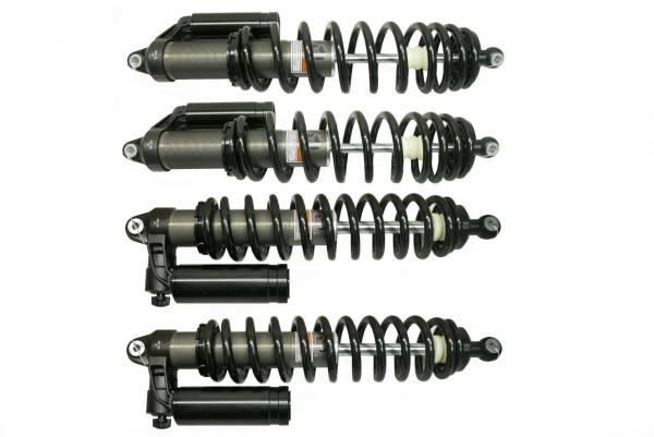 Monster Axles - Monster Performance Full Shock Set for Can-Am 706203352, 706203353, Front & Rear, Monotube, Quality Tested, Gas-charged, Anti-foam, Anti-shear, Adjustable