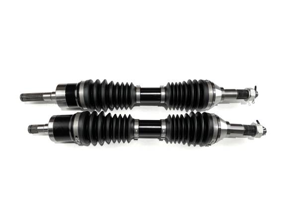 MONSTER AXLES - Monster XP Series Front CV Axles for Can-Am 705402237, 705402238, Left & Right, Telescoping, Built Tough, 4340 Chromoly Steel, Direct Fit, Factory Length with 4" of Travel