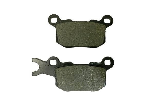 MONSTER AXLES - Monster Performance Front Brake Pads for Polaris 2208162 2206231, Left or Right, Ceramic, Quiet Braking, Low-Dust, All-Weather, Quality Tested
