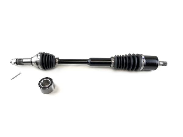 MONSTER AXLES - Monster XP Series Front Right CV Axle & Brg for Can-Am 705401801, Telescoping, Built Tough, 4340 Chromoly Steel, Direct Fit, Factory Length with 4" of Travel