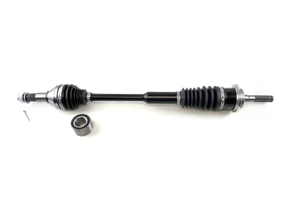 MONSTER AXLES - Monster XP Series Front Right CV Axle & Brg for Can-Am 705401878, Telescoping, Built Tough, 4340 Chromoly Steel, Direct Fit, Factory Length with 4" of Travel