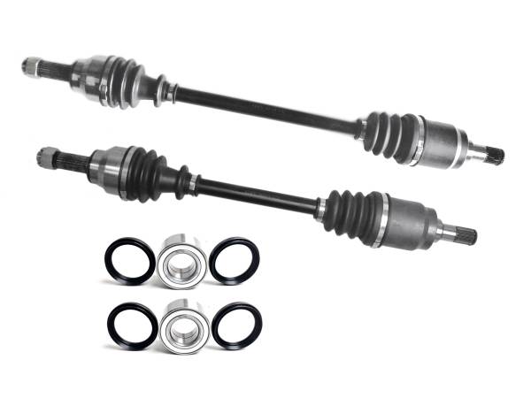 ATV Parts Connection - Precision Front CV Axles & Bearing Kits for Honda Pioneer 700 & 700-4 2014-2022, Left & Right, Quality Tested, Heat-Treated, 4140 Chromoly Steel, Exact Fit, ATVPC