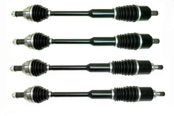 MONSTER AXLES - Monster XP Series Full CV Axle Set for Honda Talon 1000R 2022, Front & Rear, Telescoping, Built Tough, 4340 Chromoly Steel, Direct Fit, Factory Length with 4" of Travel