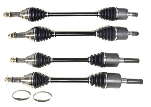 ATV Parts Connection - Precision Full CV Axle Set for John Deere AM137010, AM142936, AM141847, Front & Rear, 4140 Chromoly Steel, Exact Fit, Heat-Treated, ATVPC
