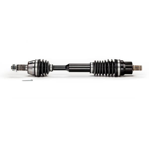 MONSTER AXLES - Monster XP Series Front CV Axle for Polaris 1332440, Left or Right, RZR 570 800, Telescoping, Built Tough, 4340 Chromoly Steel, Direct Fit, Factory Length with 4" of Travel