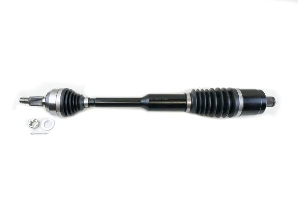 MONSTER AXLES - Monster XP Series Rear CV Axle for Polaris 1333947, Left or Right, RZR S 900 1000 Trail S, RZR 4 900, General 1000 1000-4, Telescoping, Built Tough, 4340 Chromoly, Factory Length with 4" of Travel