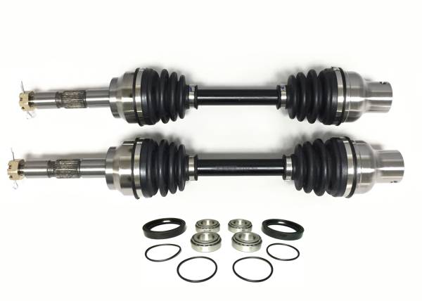 ATV Parts Connection - Precision Front CV Axles & Brg Kits for Polaris 1380063, 1380066, Left & Right, Upgrated, Quality Tested, Heat-Treated, 4140 Chromoly Steel, Exact Fit, ATVPC