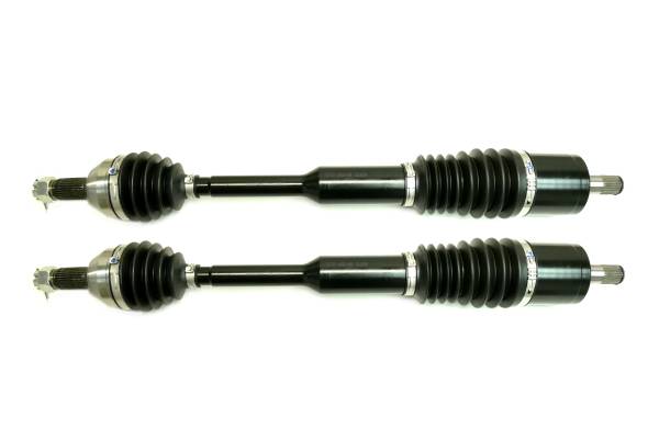 MONSTER AXLES - Monster XP Series Front CV Axles for Honda Pioneer 1000 & 1000-5 2016-2021, Left & Right, Telescoping, Built Tough, 4340 Chromoly Steel, Direct Fit, Factory Length with 4" of Travel