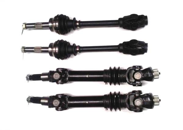 ATV Parts Connection - Precision Full CV U-Joint Axle Set for Polaris Sportsman 500 1997-1998 4x4, Front & Rear, Quality Tested, Heat-Treated, 4140 Chromoly Steel, Exact Fit, ATVPC