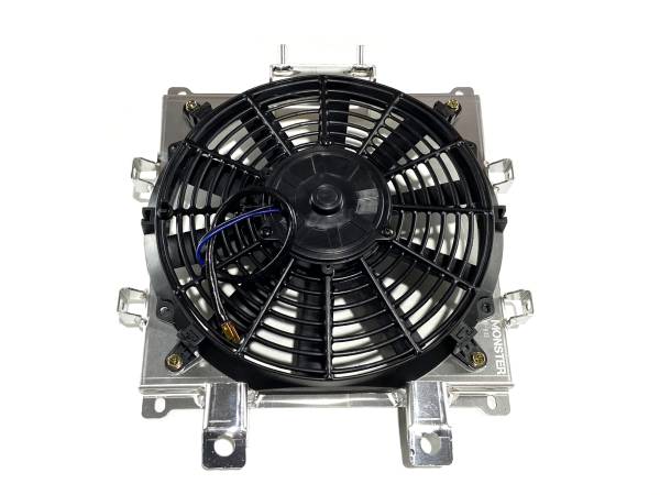 MONSTER AXLES - Monster Performance Radiator Fan for Can-Am 709200563, Optimal Airflow, Consistent Performance, Long-Life Motor, Quiet Operation, Balanced Blades, Corrosion Resistant