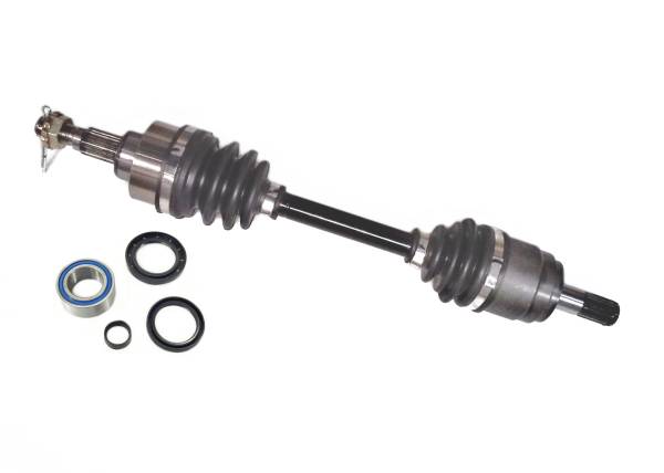 ATV Parts Connection - Precision Front CV Axle & Bearing Kit for Honda Rancher 350 400 420 4x4, Left or Right, Quality Tested, Heat-Treated, 4140 Chromoly Steel, Exact Fit, ATVPC