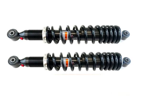 MONSTER AXLES - Monster Performance Front Shocks for Yamaha Raptor 700 2013-2019 1PE-F3390-00-00, Left & Right, Dual Rate, Responsive Handling, Quality Tested, Gas-charged, Anti-foam, Anti-shear, Adjustable