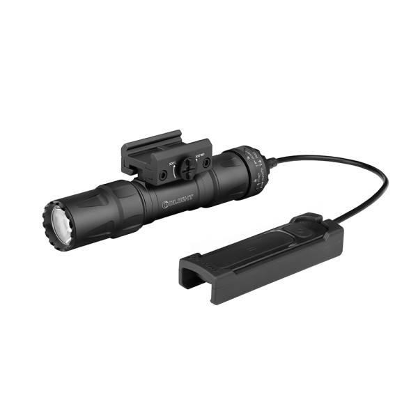 Olight - Odin S Rail Mounted Light; Rail Mount-Picatinny - Black - 1500 Lumens - 250 Meter Reach - Short & Medium Range Peripheral - Rechargeable - Rock Solid