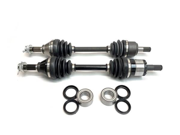 ATV Parts Connection - Precision Front CV Axles & Brg Kits for Kawasaki 59266-0021, 59266-0022, Left & Right, Quality Tested, Heat-Treated, 4140 Chromoly Steel, Exact Fit, ATVPC