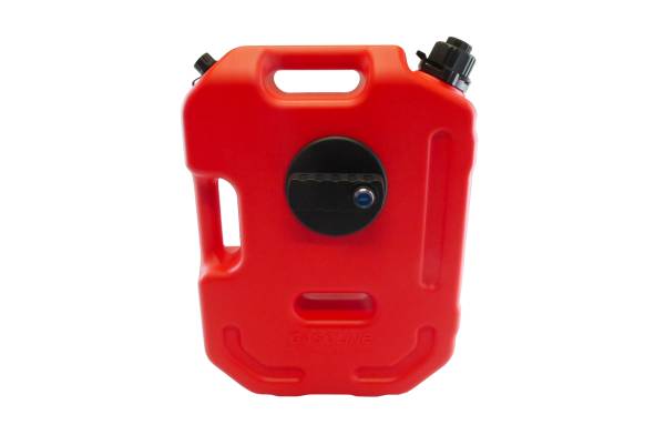 ATV Parts Connection - 10L Plastic Jerry Can with Lock, Professional Gas Container, Certified UN/ REACH/ BSCI, High-Visibility Safety Red, 2.6 Gal, ATV Parts Connection