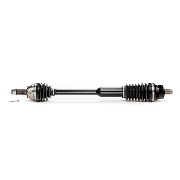 MONSTER AXLES - Monster XP Series Front CV Axle for Polaris  1332825, Left or Right, RZR 900 XP XP4 900, Telescoping, Built Tough, 4340 Chromoly Steel, Direct Fit, Factory Length with 4" of Travel