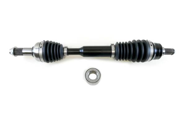 MONSTER AXLES - Monster XP Series Rear CV Axle & Brg for Yamaha Grizzly 700 2014-2015, Telescoping, Built Tough, 4340 Chromoly Steel, Direct Fit, Factory Length with 4" of Travel