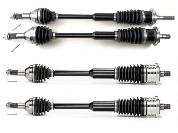 MONSTER AXLES - Monster XP Series Full CV Axle Set for Can-Am 705401387, 705401878, 705502356, Telescoping, Built Tough, 4340 Chromoly Steel, Direct Fit, Factory Length with 4" of Travel