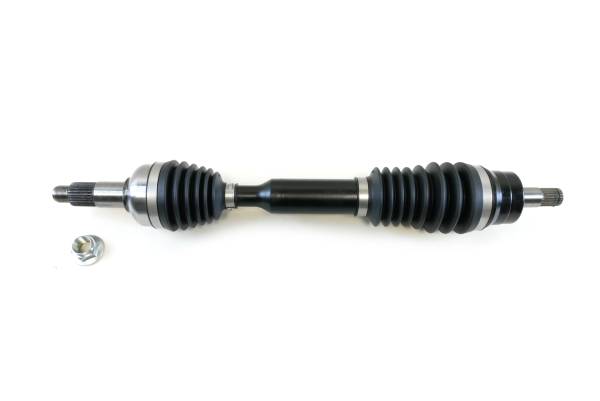 MONSTER AXLES - Monster XP Series Front CV Axle for Yamaha Grizzly 700 2014-2015, Left or Right, Telescoping, Built Tough, 4340 Chromoly Steel, Direct Fit, Factory Length with 4" of Travel