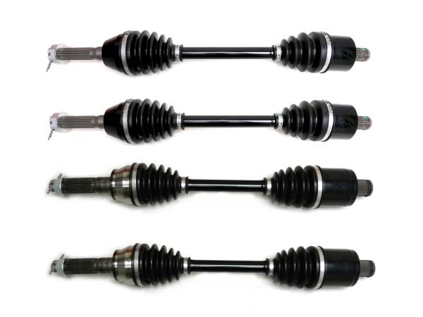 ATV Parts Connection - Precision Full CV Axle Set for Polaris 1333752, 1333275, Front & Rear, Quality Tested, Heat-Treated, 4140 Chromoly Steel, Exact Fit, ATVPC