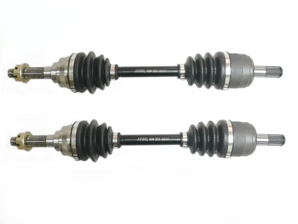 ATV Parts Connection - Precision Front CV Axles for Kawasaki 59266-1104, Left & Right, Quality Tested, Heat-Treated, 4140 Chromoly Steel, Exact Fit, ATVPC