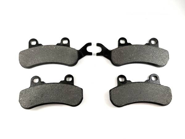 MONSTER AXLES - Monster Performance Brake Pad Set for Can-Am 715900379 715900380 Ceramic Front Left and Right Side Quiet Braking Low-Dust All-Weather Quality Tested