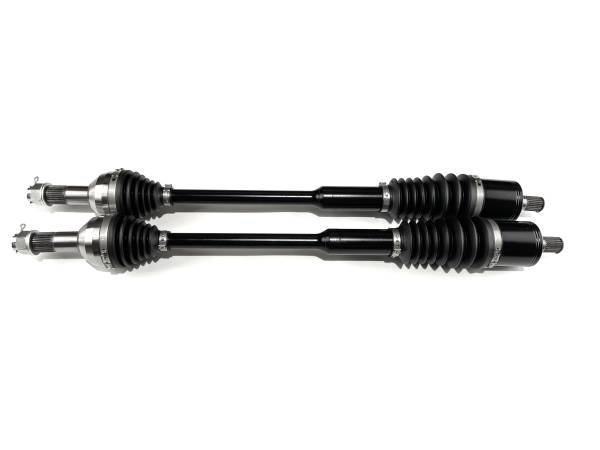 MONSTER AXLES - Monster XP Series Front CV Axles for Can-Am 705402420, Left & Right, Telescoping, Built Tough, 4340 Chromoly Steel, Direct Fit, Factory Length with 4" of Travel