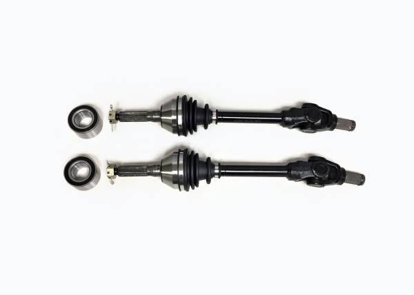 ATV Parts Connection - Precision Front CV Axles & Brgs for Polaris 1380218, Left & Right, Quality Tested, Heat-Treated, 4140 Chromoly Steel, Exact Fit, ATVPC
