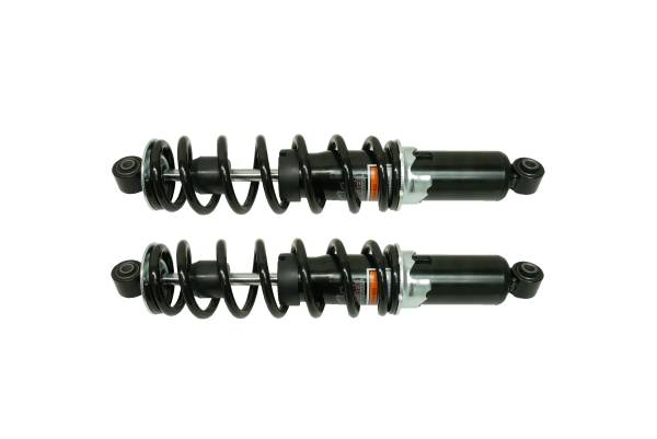 MONSTER AXLES - Monster Performance Front Shocks for Polaris 7043464 Left & Right Responsive Handling Optimal Damping Quality Tested Gas-charged Anti-foam Anti-shear Adjustable