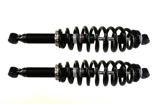 MONSTER AXLES - Monster Rear Shocks for John Deere AUC12198 Left & Right XUV Gator 590 Monotube Responsive Handling Quality Tested Gas-charged Anti-foam Anti-shear Adjustable
