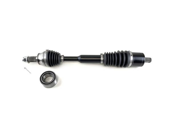 Monster Axles - Monster XP Series Front CV Axle & Brg for Polaris 1333948 Left or Right RZR 900 50" 55" Trail 900 Telescoping Built Tough 4340 Chromoly Steel Direct Fit Factory Length with 4" of Travel