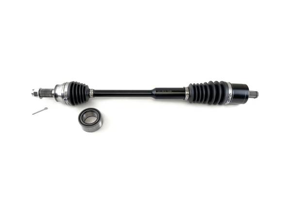 MONSTER AXLES - Monster XP Series Front CV Axle & Brg for Polaris 1333263 RZR S 900 1000 RZR 4 900 General 1000 Telescoping Built Tough 4340 Chromoly Steel Direct Fit Factory Length with 4" of Travel