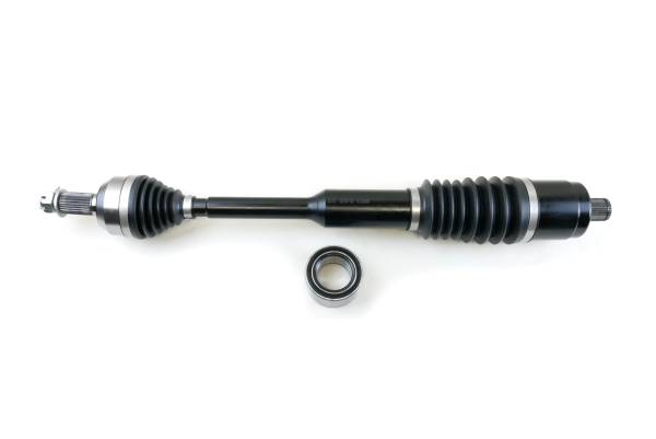 MONSTER AXLES - Monster XP Series Rear CV Axle & Brg for Polaris 1333081 RZR S 900 1000 RZR 4 900 General 1000 1000-4 Telescoping Built Tough 4340 Chromoly Steel Direct Fit Factory Length with 4" of Travel