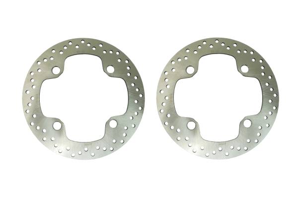 ATV Parts Connection - Performance Front Brake Rotors for Polaris 5257196 Left & Right Optimal Braking Quality Tested Quiet Operation Precision Balanced Corrosion Resistant Set of 2 ATVPC