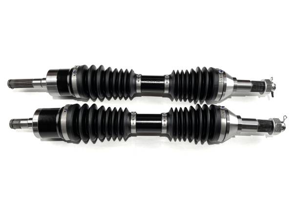 Monster Axles - Monster XP Series Front CV Axles for Can-Am 705402235 705402236 Left & Right Telescoping Built Tough 4340 Chromoly Steel Direct Fit Factory Length with 4" of Travel