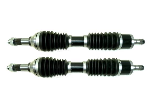MONSTER AXLES - Monster XP Series Front CV Axles for Can-Am 705401428 705401429 Left & Right Telescoping Built Tough 4340 Chromoly Steel Direct Fit Factory Length with 4" of Travel