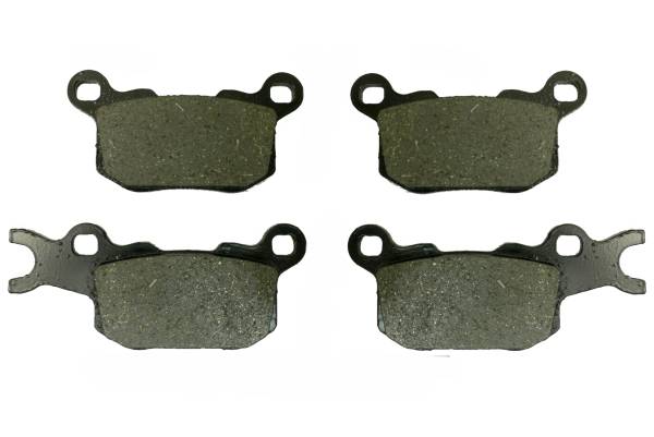 MONSTER AXLES - Monster Performance Front Brake Pads for Polaris 2208162 2206231 Left & Right Ceramic Quiet Braking Low-Dust All-Weather Quality Tested Set of 2