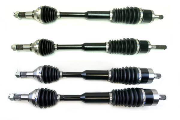 MONSTER AXLES - Monster XP Series Full CV Axle Set for Can-Am 705401871 705401872 705502411 Front & Rear Telescoping Built Tough 4340 Chromoly Steel Direct Fit Factory Length with 4" of Travel