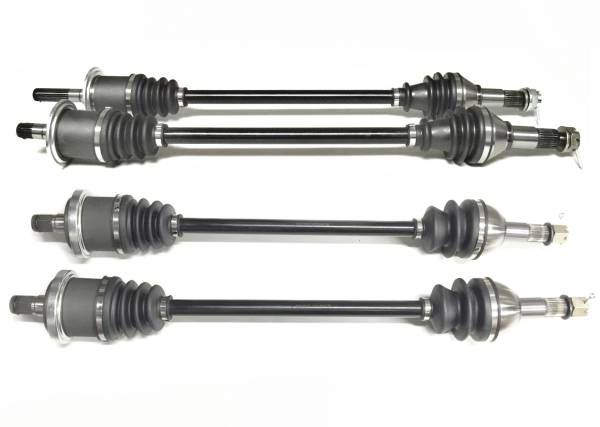 ATV Parts Connection - Precision Full CV Axle Set for Can-Am 705401235 705401236 705502412 Front & Rear Quality Tested Heat-Treated 4140 Chromoly Steel Exact Fit ATVPC