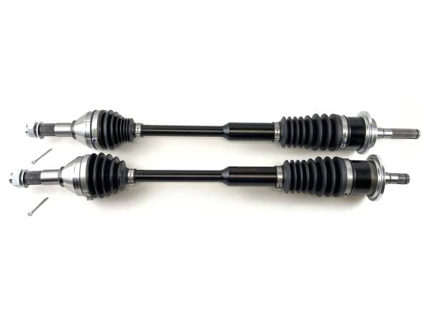 MONSTER AXLES - Monster XP Series Front CV Axles for Can-Am 705401387 705401878 Left & Right Telescoping Built Tough 4340 Chromoly Steel Direct Fit Factory Length with 4" of Travel