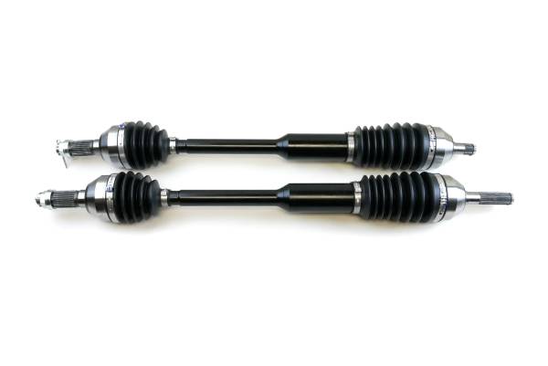 MONSTER AXLES - Monster XP Series Front CV Axles for Can-Am 705401686 705401687 Left & Right Telescoping Built Tough 4340 Chromoly Steel Direct Fit Factory Length with 4" of Travel
