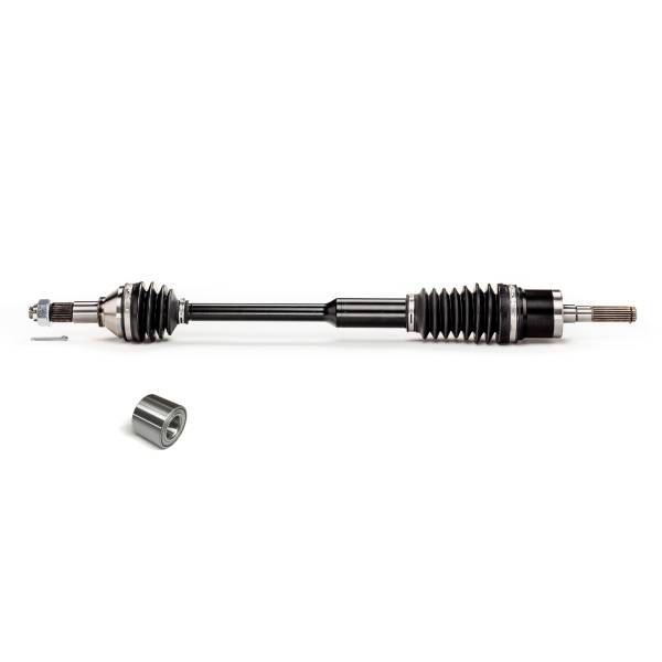 Monster Axles - Monster XP Series Front Right CV Axle & Brg for Can-Am 705401236 Telescoping Built Tough 4340 Chromoly Steel Direct Fit Factory Length with 4" of Travel
