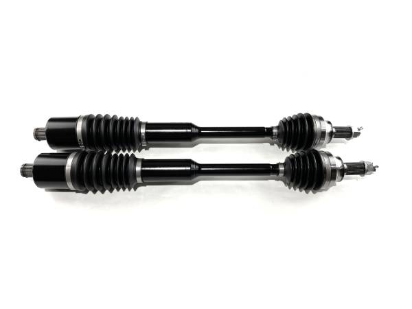 Monster Axles - Monster XP Series Rear CV Axles for Polaris 1334487 Left & Right RZR XP XP4 1000 RZR XP XP4 Turbo RZR RS1 Telescoping Built Tough 4340 Chromoly Steel Factory Length with 4" of Travel