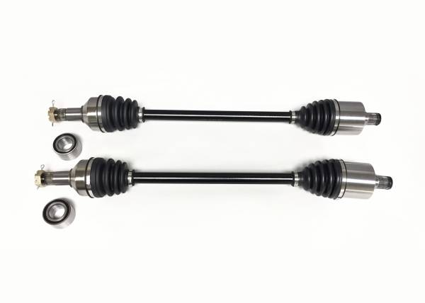 ATV Parts Connection - Precision Rear CV Axles & Bearings for Arctic Cat Wildcat 1000 2012-2015 Left & Right Quality Tested Heat-Treated 4140 Chromoly Steel Exact Fit ATVPC