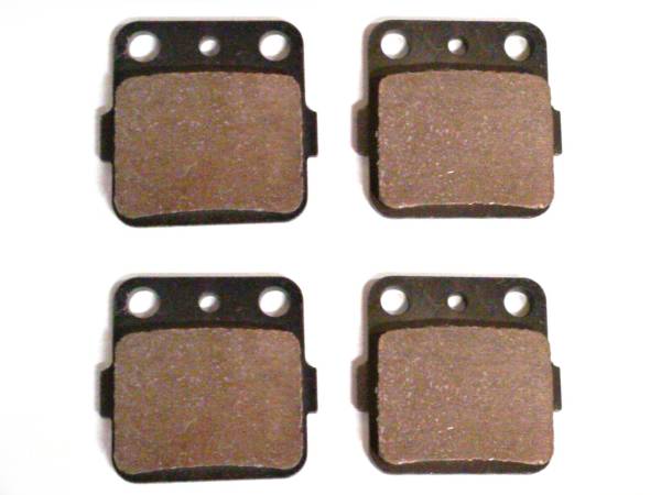 MONSTER AXLES - Monster Performance Front Brake Pad Set for Honda 06435-HP7-A01 45220-HC0-007 Left & Right Quiet Braking Low-Dust All-Weather Quality Tested